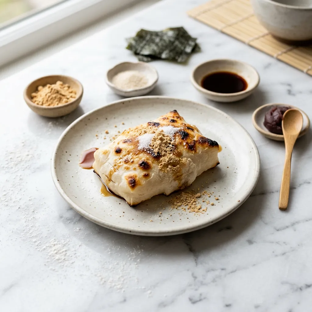 Yaki Mochi (Grilled Japanese Rice Cake)