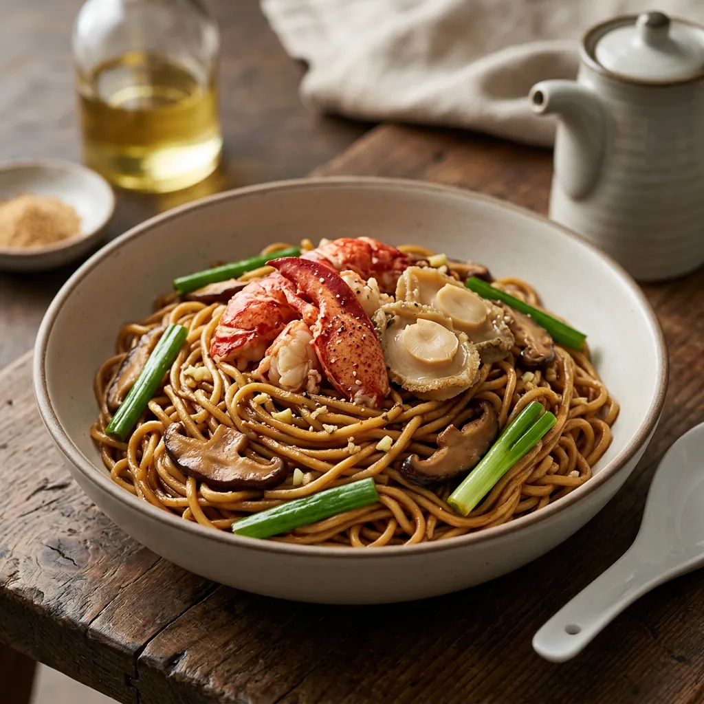 Yi Mein (Auspicious Longevity Noodles)
