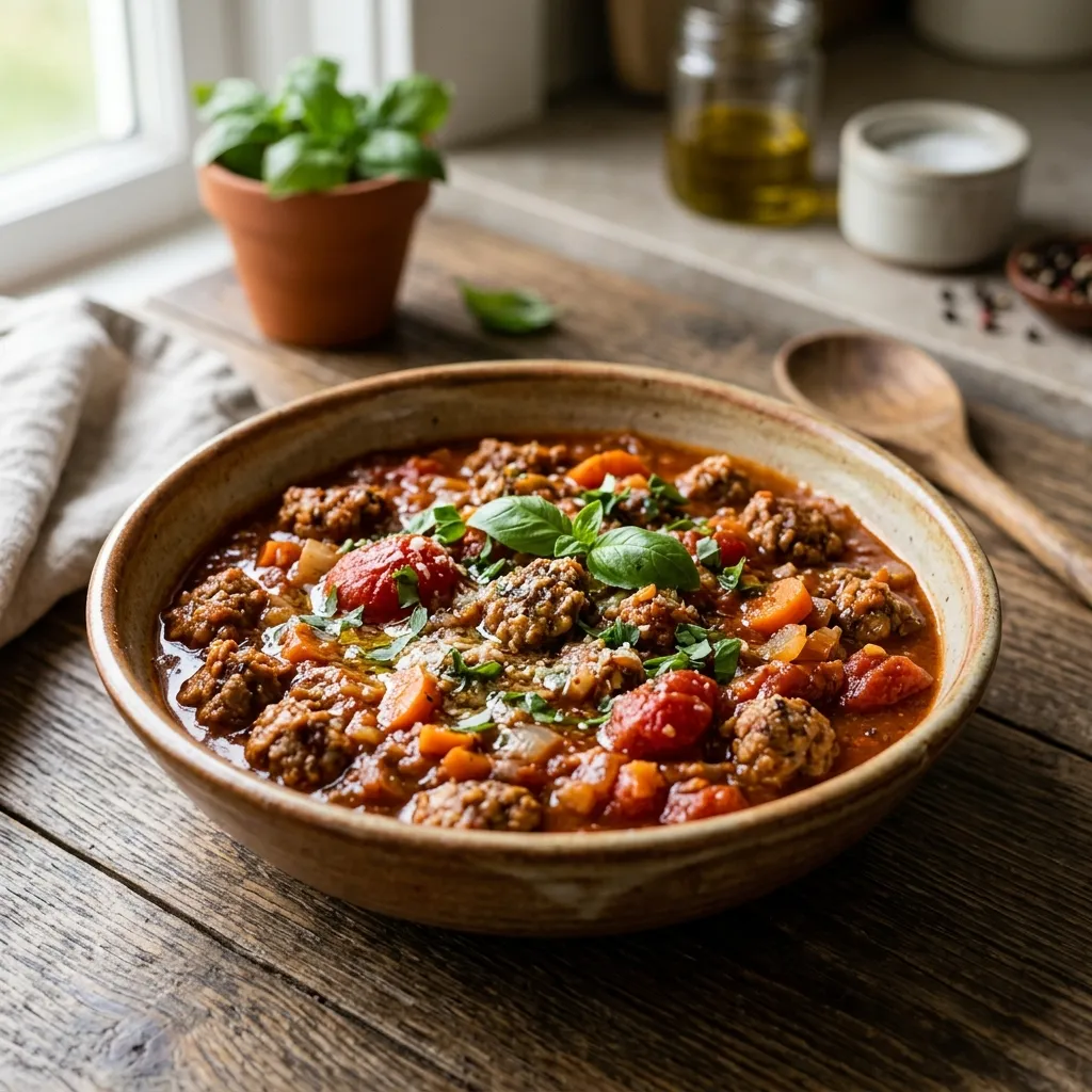 Zesty Italian Sausage Pasta Sauce