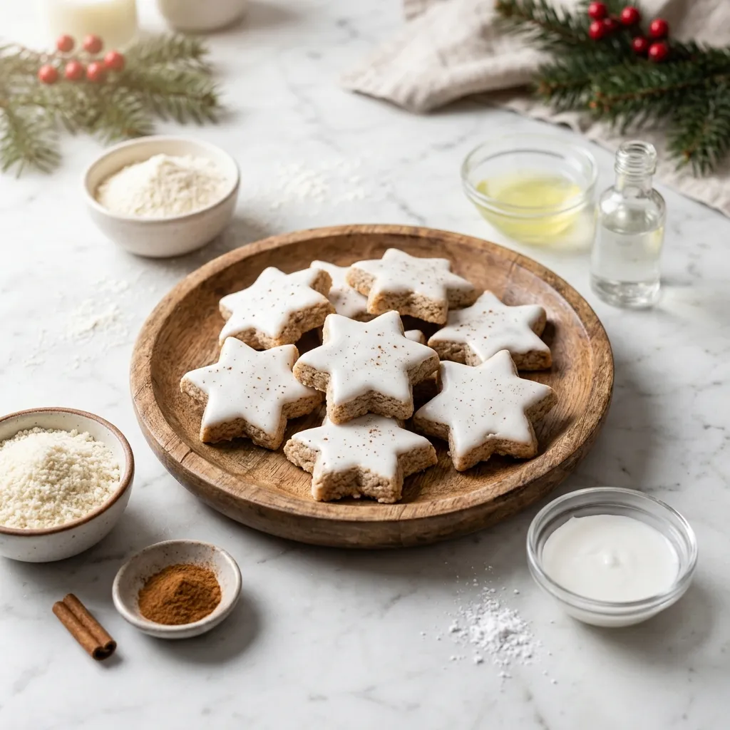 Zimtsterne (German Cinnamon Star Cookies) Recipe
