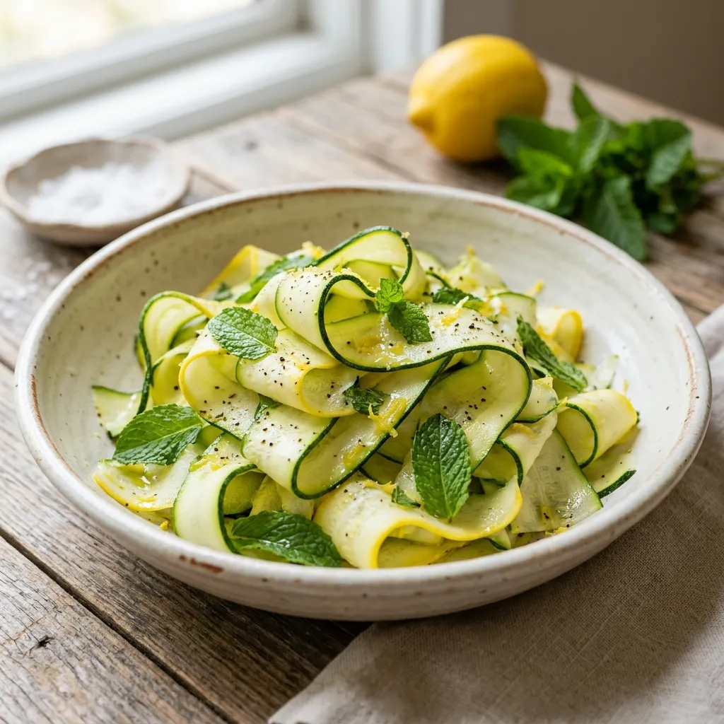 Zucchini Mint Salad